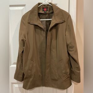 Tan Jacket Coat side pockets men M
